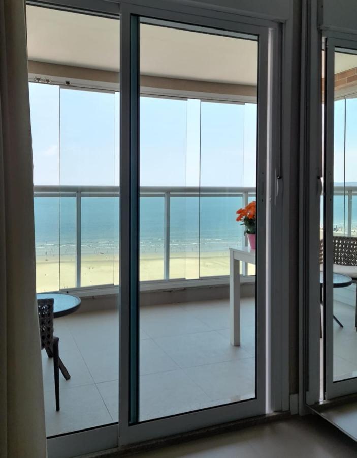 Apto Top Com Vista Pro Mar Em Condominio Completo Em Frente A Praia! Santos  Buitenkant foto