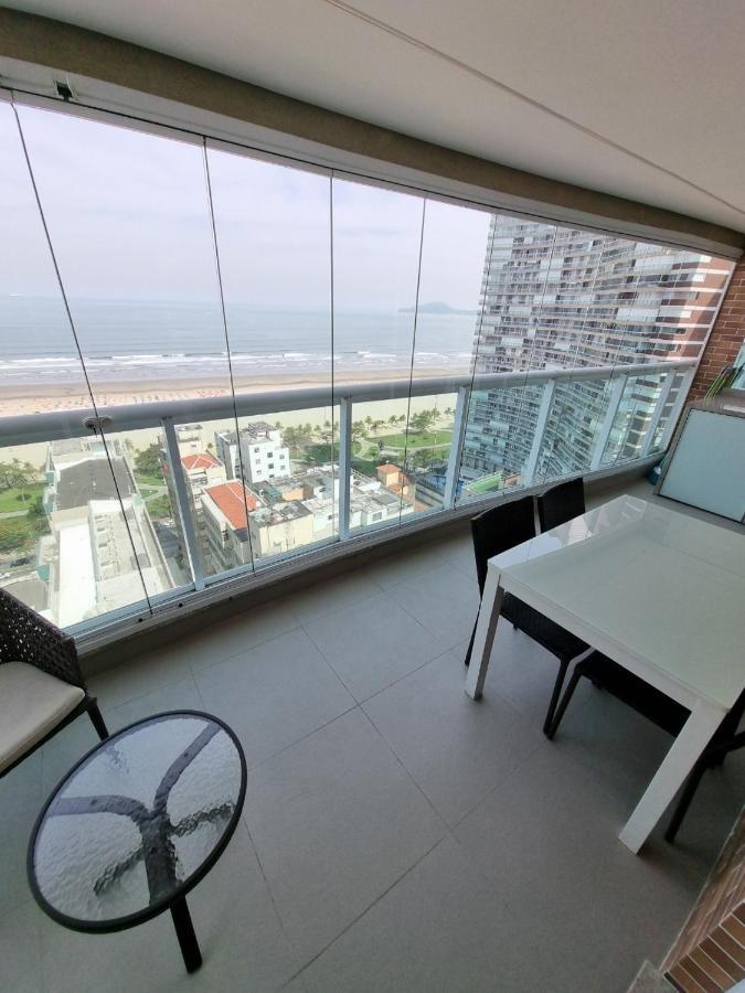Apto Top Com Vista Pro Mar Em Condominio Completo Em Frente A Praia! Santos  Buitenkant foto