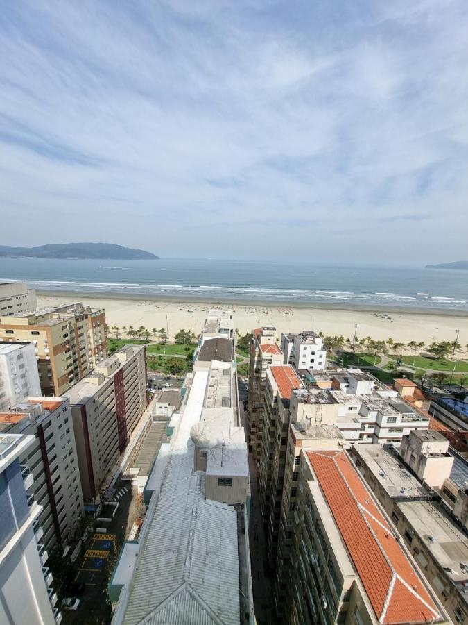 Apto Top Com Vista Pro Mar Em Condominio Completo Em Frente A Praia! Santos  Buitenkant foto