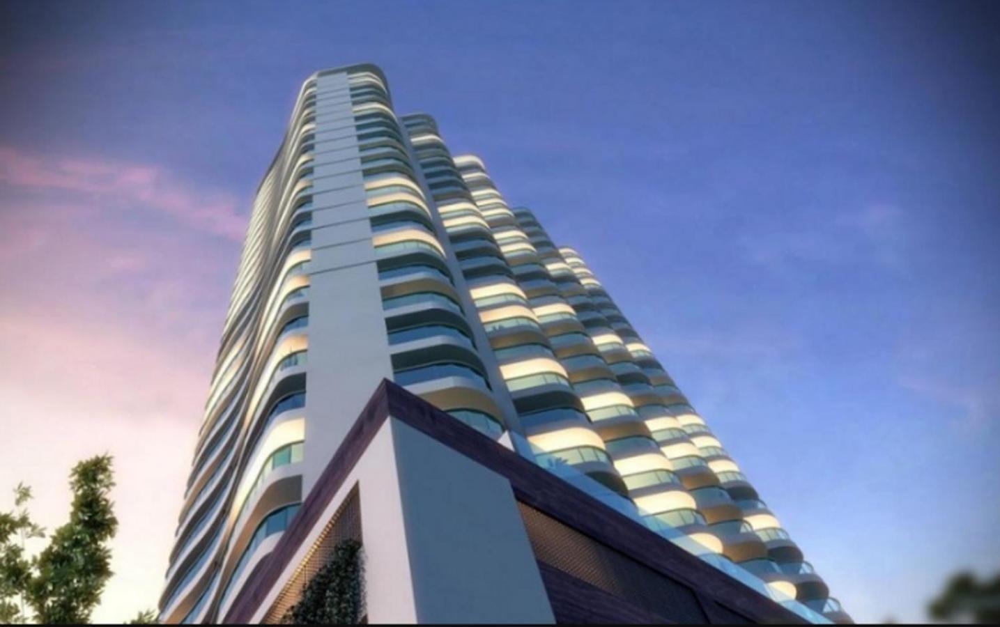 Apto Top Com Vista Pro Mar Em Condominio Completo Em Frente A Praia! Santos  Buitenkant foto