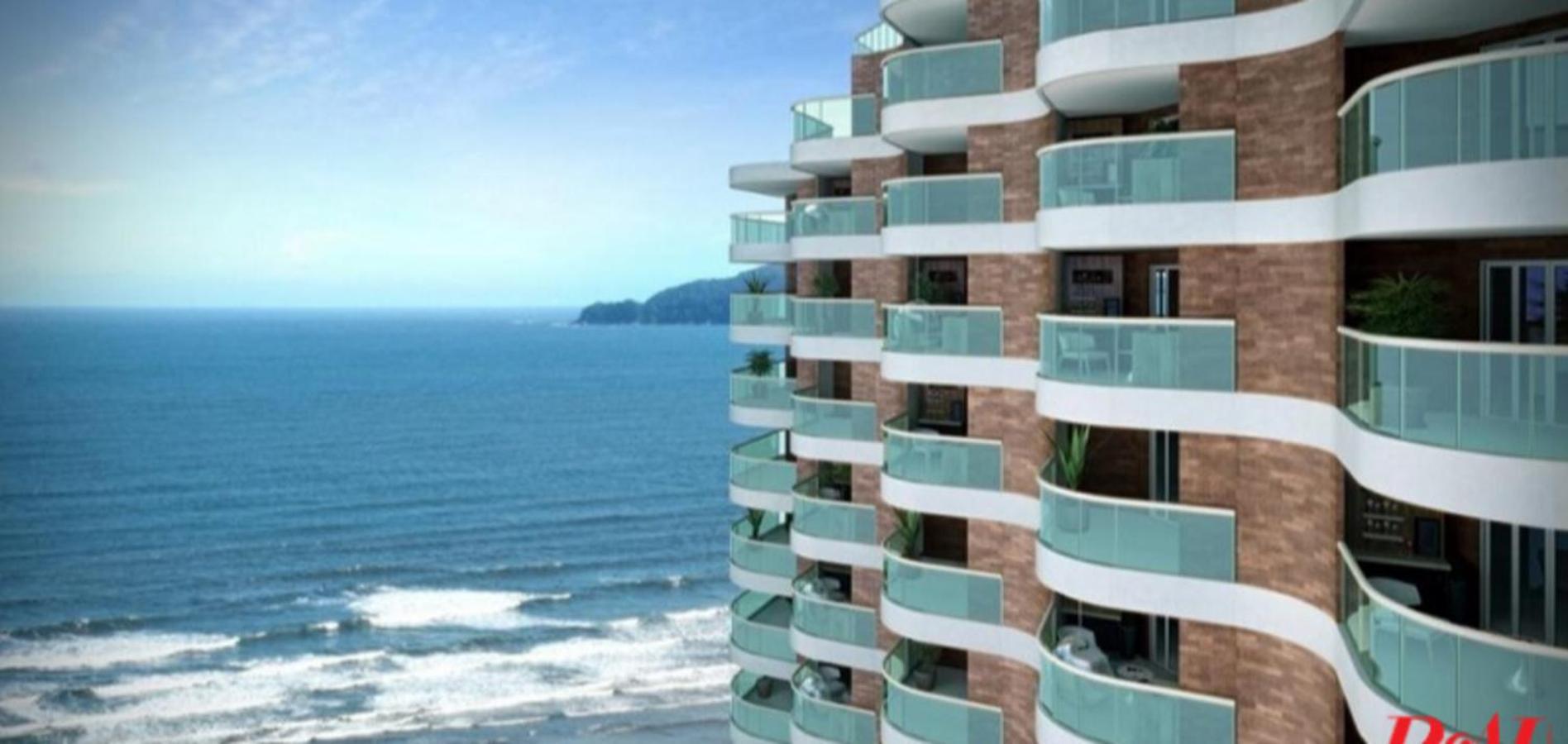 Apto Top Com Vista Pro Mar Em Condominio Completo Em Frente A Praia! Santos  Buitenkant foto