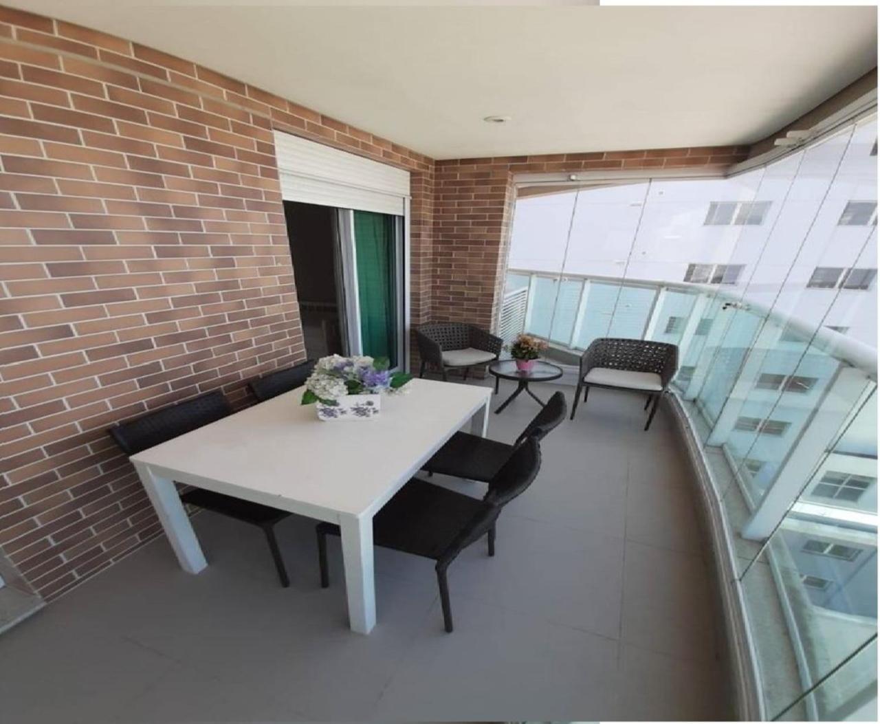 Apto Top Com Vista Pro Mar Em Condominio Completo Em Frente A Praia! Santos  Buitenkant foto