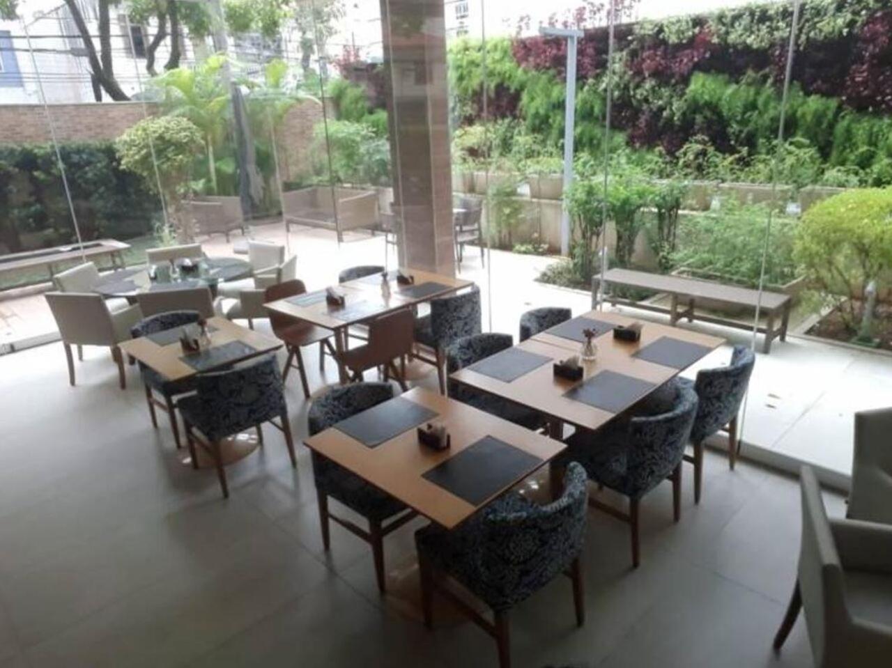Apto Top Com Vista Pro Mar Em Condominio Completo Em Frente A Praia! Santos  Buitenkant foto